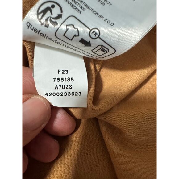 The North Face Women’s Cropped Long Sleeve Tee – Camel Brown – Size L - Picture 8 of 8